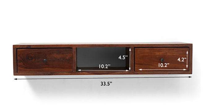 Mauld Wall/Console Shelve (Teak)